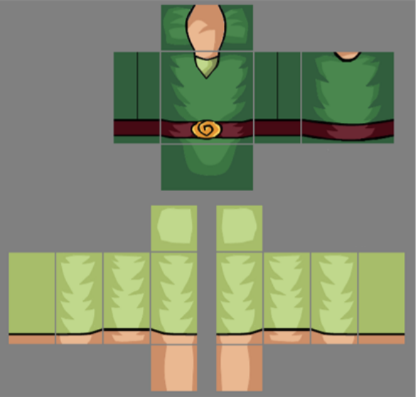Roblox Green Jacket Template